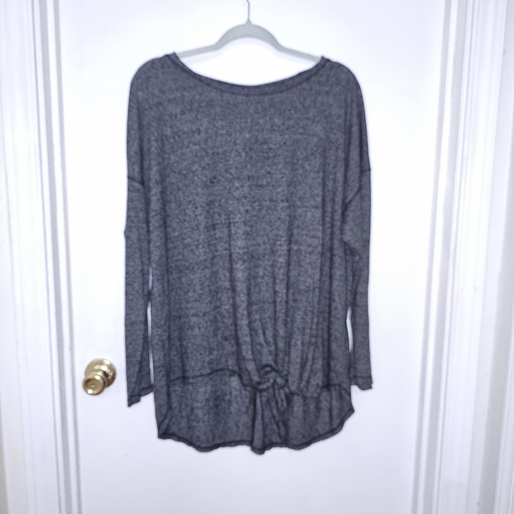 Rock & Republic Charcoal Long Sleeve Top